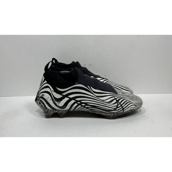 Nike Other - Nike Vapor Edge Pro 360 Football Cleats Zebra Men's AO8277-10 Sz 8.5 Black White